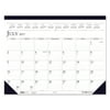 House of Doolittle Recycled Two-Color Academic 14-Month Desk Pad Calendar, 22 x 17, 2017-2018