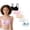 A-5 pack, variant on Big Girls Training Bras Wireless Cotton Light Padded Bra No Show Edge Adjustable Straps Back Closure Soft Stretchy Smooth Comfort Breathable for School 10-14 Years