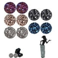 thumbnail image 6 of CILENON Earrings Ear Earrings 2024 New Lymphvity Magnetotherapy Earrings Mag Studs Crystal Earrings Non Piercing Acupressure Earrings For Women Men (Purple1,6mm ), 6 of 6
