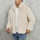 thumbnail image 4 of Ceisia Trendy Warm Men's Loose Fit Stand-Collar Faux Fur Jacket Gift, 4 of 9