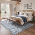 thumbnail image 2 of KUETH 9X12 Vintage Area Rugs Machine Washable Rugs for Living Room, Non Slip Flat Pile Rug with Rubber Backing, Persian Rug for Entryway Bedroom Dining Room Home Office, 2 of 4