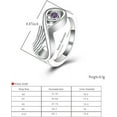 thumbnail image 2 of Angel Wing Cremation Ring for Women - Birthstone Infinity Wing Urn Rings Memorial Jewelry Human Pet Ash Holder Memorial Urn Ring, 2 of 7