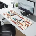 thumbnail image 2 of Thanksgiving Day Large Gaming Mouse Pad Extended Fall Pumpkin Sunflower Mousepad Gaming with Stitched Edges, Washable, Non Slip Water Resist Keyboard Pad for Gamer, Office & Home, 31.5 X 11.8 in, 2 of 7