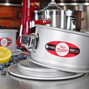 Fat Daddio's PSF-83 8 x 3 Inch Round Cake Pan, Anodized Aluminum Springform Pan, Removable Base, Silver