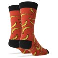 thumbnail image 2 of Oooh Yeah Men's Funny Crew Socks, Novelty Fruit Dress Cotton Socks, Going Bananas, One Size, 2 of 4