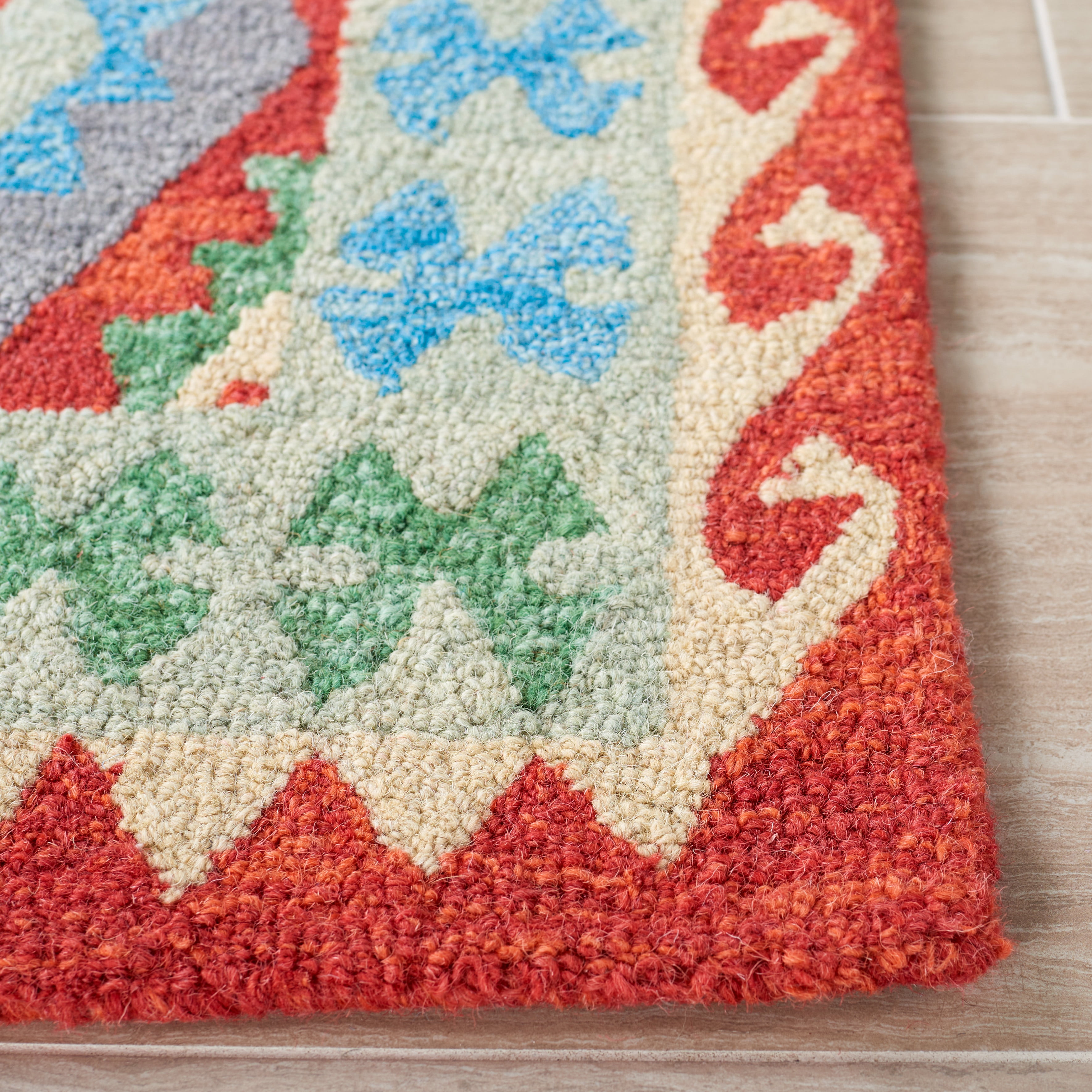 Safavieh  Handmade Aspen Suheyla Boho Tribal Wool Rug 4'  x  6' 4' x 6' Indoor,Handmade Living Room,Bedroom,Dining Room Rectangle