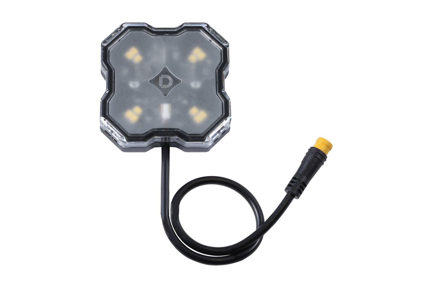 Diode Dynamics Stage Series LED Rock Light (one), Green w/ M8 Connector