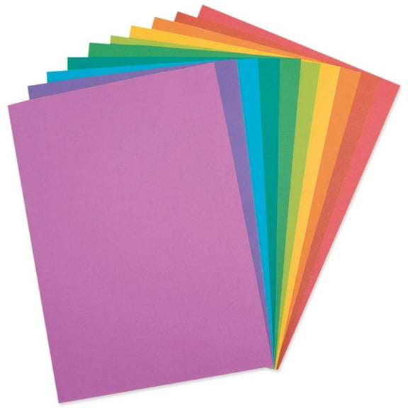 Sizzix Surfacez Textured Sandable A6 Cardstock, 40-Pack, Jewel Tones for Paper Crafting and Scrapbooking