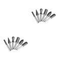 thumbnail image 2 of Riwesomey Cabezales de molienda rotativos Fresado de carpintería Limas de desbarbado Acero DIY Pulido Grabado Limado Herramientas reutilizables 6PCS Tipo 2 2piezas Riwesomey CBP264879, 2 of 6