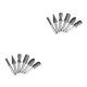 thumbnail image 2 of Riwesomey Cabezales de molienda rotativos Fresado de carpintería Limas de desbarbado Acero DIY Pulido Grabado Limado Herramientas reutilizables 6PCS Tipo 2 2piezas Riwesomey CBP264879, 2 of 6
