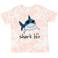 thumbnail image 3 of Inktastic Shark Life Fun Shark with Sunglasses Boys or Girls Toddler T-Shirt, 3 of 5