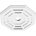 thumbnail image 2 of 14"OD x 2"ID x 5 1/2"C x 1"P Westin Architectural Grade PVC Contemporary Ceiling Medallion, 2 of 11