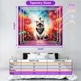 thumbnail image 5 of Hello 2025 Siamese Celebrates Happy New Year Firework Balloon Tapestry Cat Lover Kitten Owner Gifts Wall Hanging Backdrop Home Decor - 02024, 5 of 5