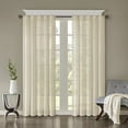 thumbnail image 3 of Home Essence Avery Solid Crushed Sheer Window Panel Pair, 3 of 6