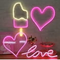 thumbnail image 4 of LINLIN Neon Night Light, LED Neon Signs Night Light Neon Lights for Kids Bedroom USB Operated, 4 of 5