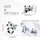 thumbnail image 3 of Pendientes de tuerca para mujer con diseño de panda, regalos para mujer, ligeros, cumpleaños, día de San Valentín, día de la madre, regalo de Navidad, 3 of 5