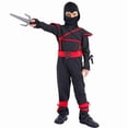 thumbnail image 5 of Ninja Costume Kids Ninja Muscle Costumes Boys Ninja Set Accessories Best Children Gift(kids-T), 5 of 7