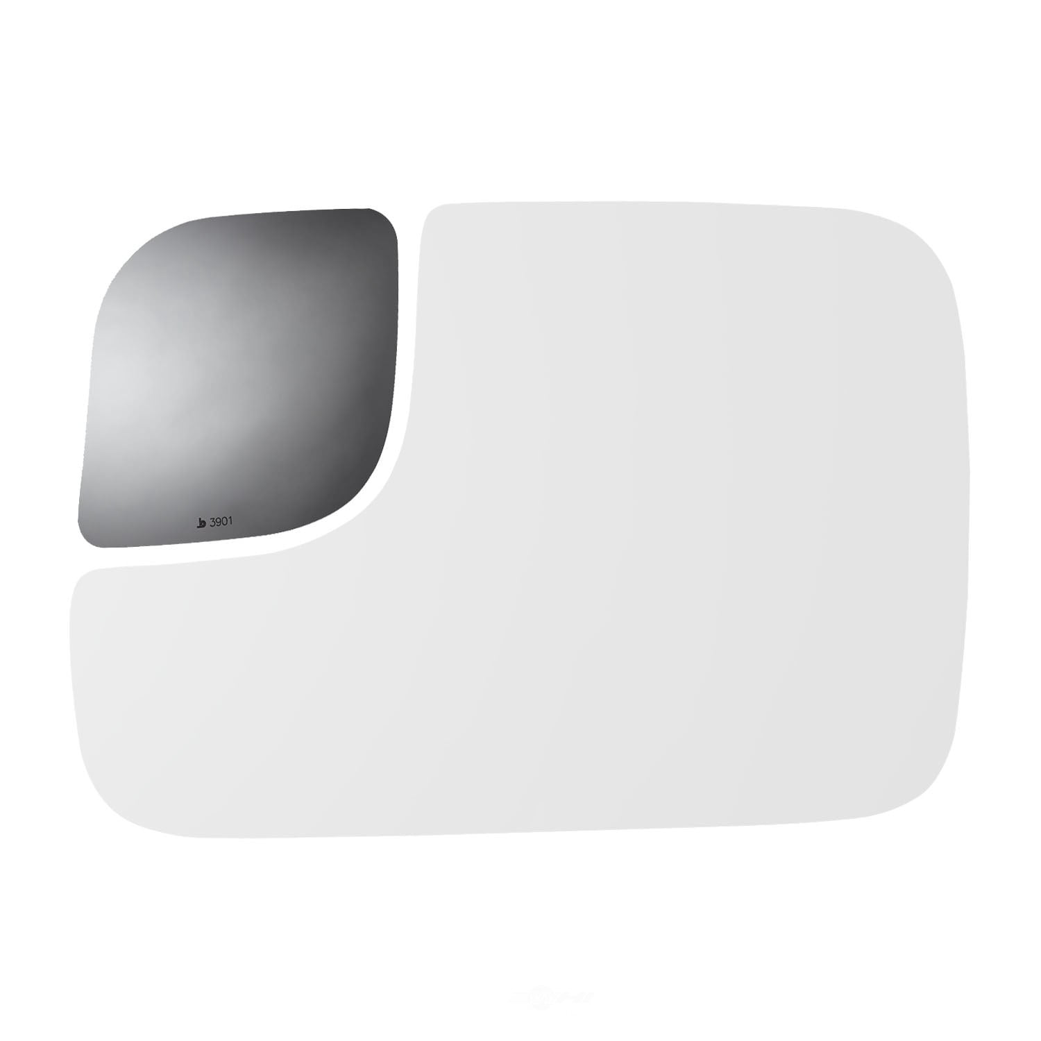 Burco Side View Mirror Replacement Glass - Clear Glass - 3901