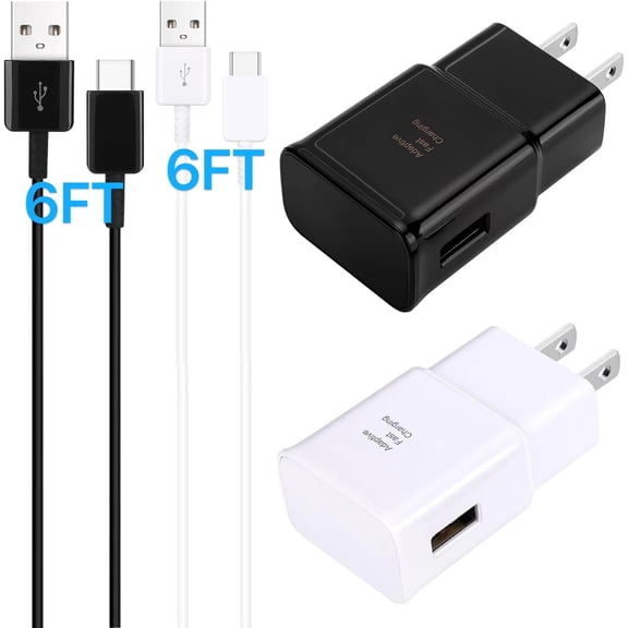 Android Phone Charger,Fast Charger Samsung with USB Type C Cable 12ft for Samsung Galaxy S8/S9/S10/S10 Plus/S10E/ S25/S20/S20 Plus/S21/S21 Ultra/S22/S22 Plus/S22 Ultra/Note 8/9/10/20