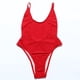 thumbnail image 4 of Gibobby Traje de Baño Sexy Bikini Bikini Color Traje de Baño Unido Niña(RD1,XL), 4 of 5