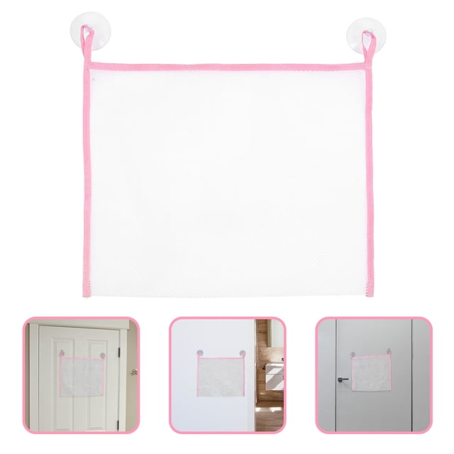 unbranded Organizador De Bolsa Colgante Rosa Para Con Compartimientos De Malla
