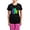 With Pink Pant, variant on CafePress - Rainbow Shamrock Women's Dark Pajamas - Women's Short Sleeve Print T-Shirt and Pants Dark Cotton Pajama Set