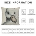 thumbnail image 5 of Creowell Lovely Animals Decor Throw Pillow Cover  Cute Duck  Pillowcase with Gray Black Buffalo Check Plaid Design Cushion Cover Home Sofa Chair, 5 of 5