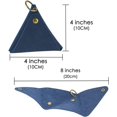 thumbnail image 3 of Monedero, Monedero, Portamonedas, Monedero delgado, Estuche para llaves, Monedero triangular (PU azul, 4 piezas) TUNC Sencillez, 3 of 4