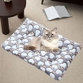 thumbnail image 6 of Thickened Cushion Cats Litter Cats Sleeping Mat Kennel Coral Velvet Dog Blanket Padded Cotton Mat Warmth Litter Cushion, B, 6 of 6