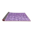 thumbnail image 2 of Ahgly Company Indoor Round Abstract Purple Modern Area Rugs, 8' Round, 2 of 4