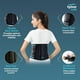 thumbnail image 3 of Faja lumbar TYNOR para el dolor lumbar - Cinturón de soporte para mujeres y hombres - Diseño transpirable con almohadilla de soporte lumbar - Cinturón sacrolumbar para el dolor lumbar - Negro, grande,, 3 of 5