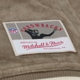thumbnail image 7 of Women's Mitchell & Ness  Tan San Francisco 49ers Full-Snap Varsity Jacket, 7 of 7