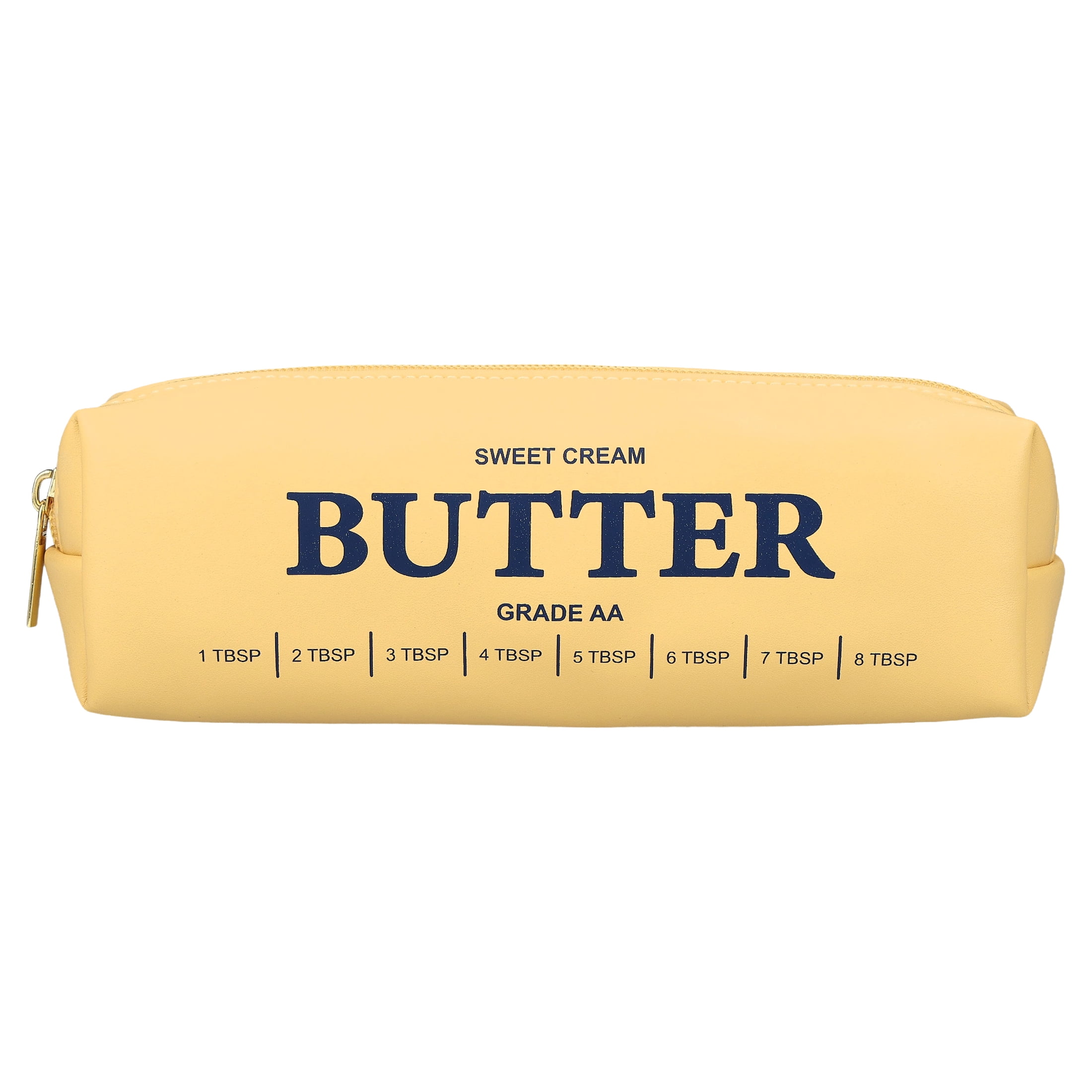 Pen+Gear Butter Pencil Pouch, Light Yellow,  Perfect for Students of All Ages--Elementary, Middle School, High School, College, and Adult Professionals