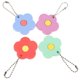 thumbnail image 2 of 4pcs Key Tag Set Key Identifier Flower Key Cap PVC Key Cap Key Covers Cute Key Key Distinguishing Protector Covers with Keys, 2 of 3