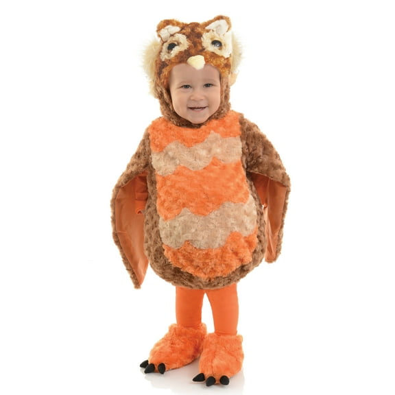 Underwraps Belly Babies Brown Owl Costume Child Toddler Medium 18-24 Months Unisex