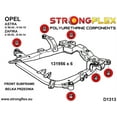 thumbnail image 2 of PU Front Subframe Bushing Sport fits Opel/Vauxhall Astra G 98-04, 2 of 2
