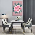 thumbnail image 5 of Vintage Pink Roses Canvas Wall Art 30x40, 5 of 8