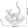 thumbnail image 2 of Porta joyas de gato, plato para anillos de gato, porta anillos de gatito, plato para anillos lindo, linda torre de joyas, C, 2 of 5