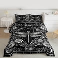 thumbnail image 2 of Homewish Flying Dragonfly Bedding Comforter Set 2pcs for Teenagers Female Men Women,Bohemian Floral Flowers Twin Comforter Sets Microfiber,Galaxy Universe Stars Print Breathable Bedding Set, 2 of 8