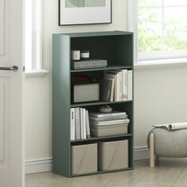 Furinno PASIR 4-Tier Bookshelf in Bookcase in Sage Green