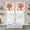 Yellow, variant on Spring Flowers Tier Curtains 36 Inch Length, Pastoral Daisy Leaves Country Botanical Beige Cafe Short Curtains for Bathroom Sink, Small Kitchen Curtain Light Filtering Drapes 2 Panels 27.5"Wx36"L