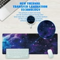 thumbnail image 3 of Desk Mat, Galaxy Nebula Universe Space Extended Gaming Mouse Pad Large, Big Mouse Pad with Non-Slip Base and Stitched Edge, Long Computer Keyboard Mouse Mat for Home Office, 3 of 5
