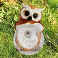thumbnail image 4 of Cartoon Sturdy Solar Light Ornaments Statue Sculpture Decor for Owl, 4 of 8