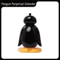 thumbnail image 2 of Calendario de Pingüinos Decoración de Escritorio Presionando Calendario Boca Roja Decoración de Muñecos de Pingüinos Regalo de Cumpleaños,B, 2 of 5
