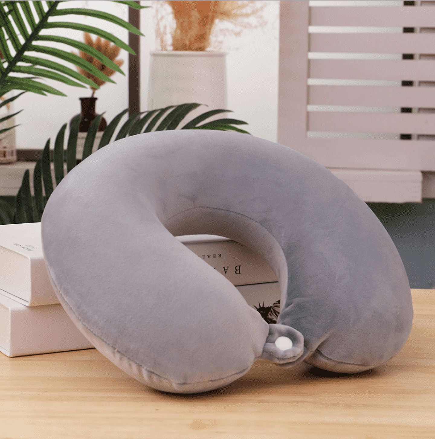 Almohada de viaje convertible Linda almohada de cuello comoda y lavable para la oficina de viajes en avion Adepaton YZY706 4 Walmart en linea