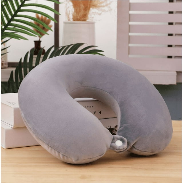 Almohada de viaje convertible Linda almohada de cuello cómoda y lavable para la oficina de viajes en avión Adepaton YZY706-4