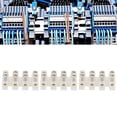 thumbnail image 3 of Bloque De Terminales Ignífugo, Bloque De Tira De Terminales De 20 Piezas Conector Industrial De Tipo Pasante Para Electricidad De Fábrica Para Electricidad Doméstica, 3 of 7