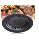 thumbnail image 4 of Sartén para parrilla de barbacoa engrosada Sartén para parrilla para barbacoa Horno de casete Sartén para parrilla Sartén redonda antiadherente para el hogar Utensilios de cocina de viaje Ac, 4 of 5
