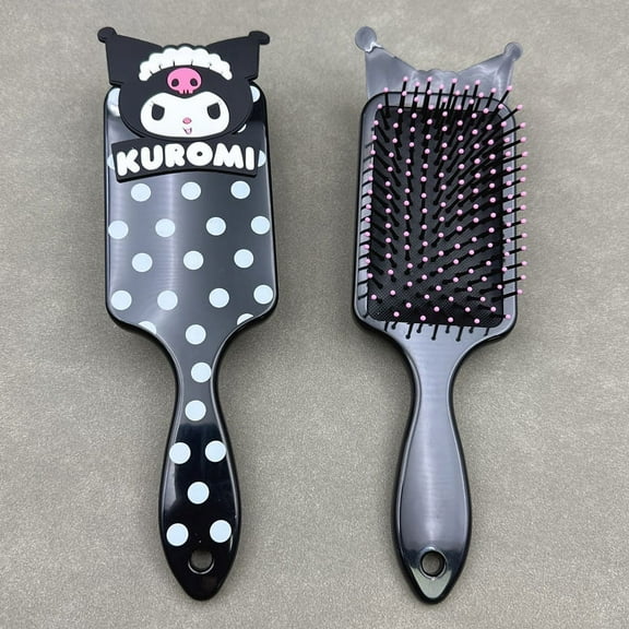 Cute Kuromi Hair Brush for Women & Girls, Glide Through Tangles with Ease for Thick Curly Thin Long Short Dry & Wet Hair