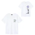 thumbnail image 2 of Camiseta de manga corta de algodón, camisa deportiva de tendencia, vestido para parejas, estampado holgado, manga media, conjuntos familiares a juego, 2 of 4